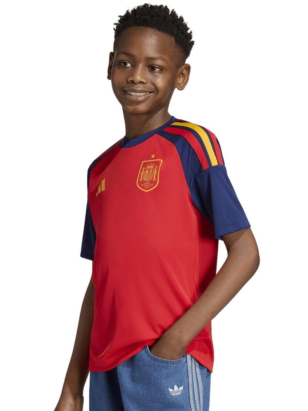 Adidas Youth Spain Soccer Team
Jersey (NEW W/ TAGS) Unisex, see measurements